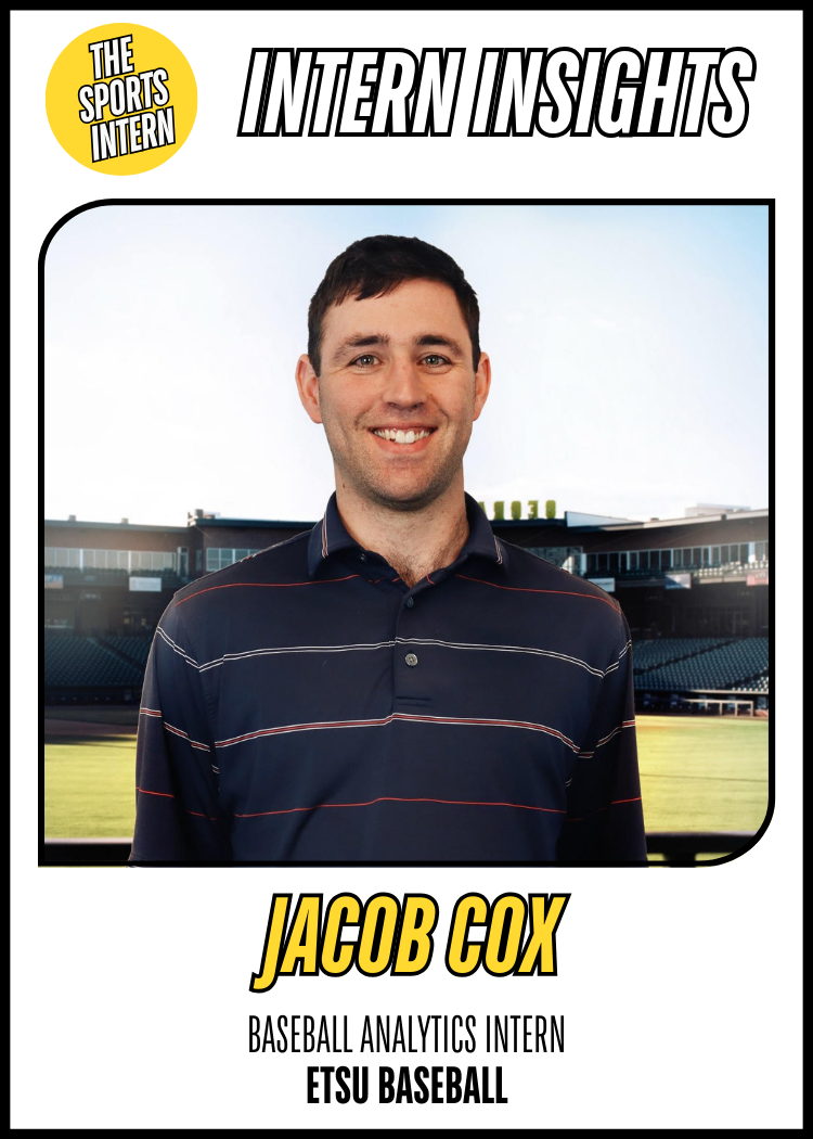 Jacob Cox – Data Analysis Intern, East Tennessee State University Baseball