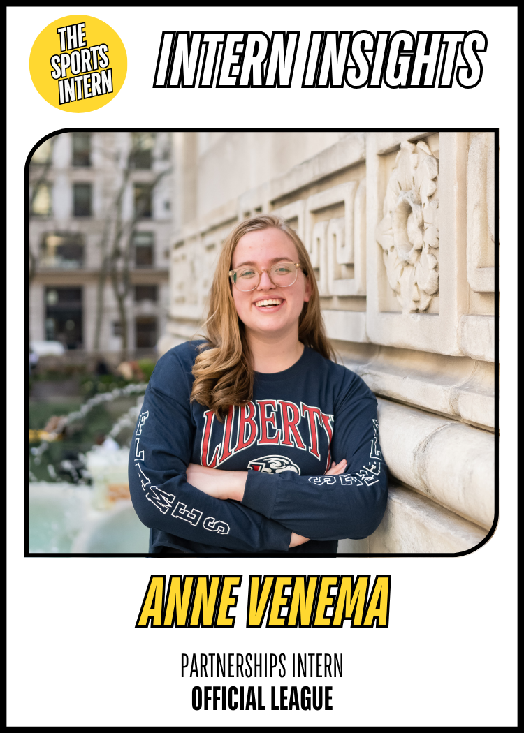Anne Venema – Partnerships Intern, Official League