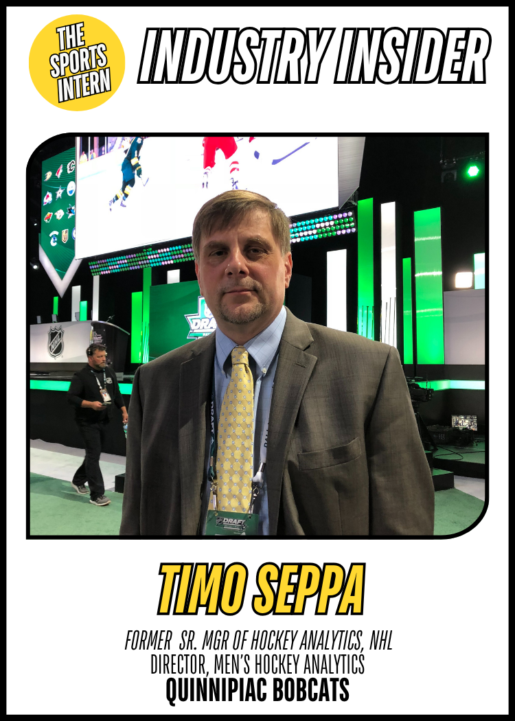 Timo Seppa – Director of Men’s Hockey Analytics, Quinnipiac Bobcats