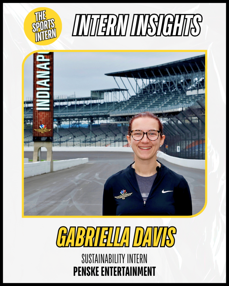 Gabriella Davis, Sustainability Intern – Penske Entertainment