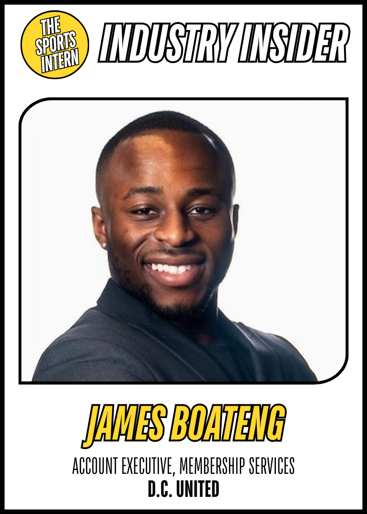 James Boateng – Account Executive, Membership Services, DC United