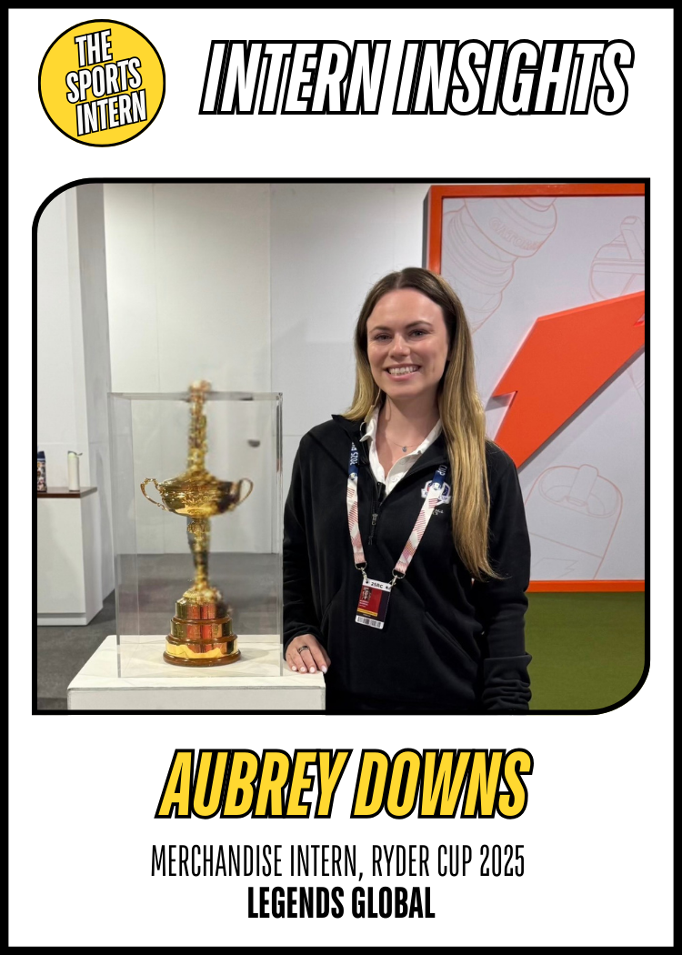 Aubrey Downs – Merchandise Intern | Ryder Cup 2025, Legends Global