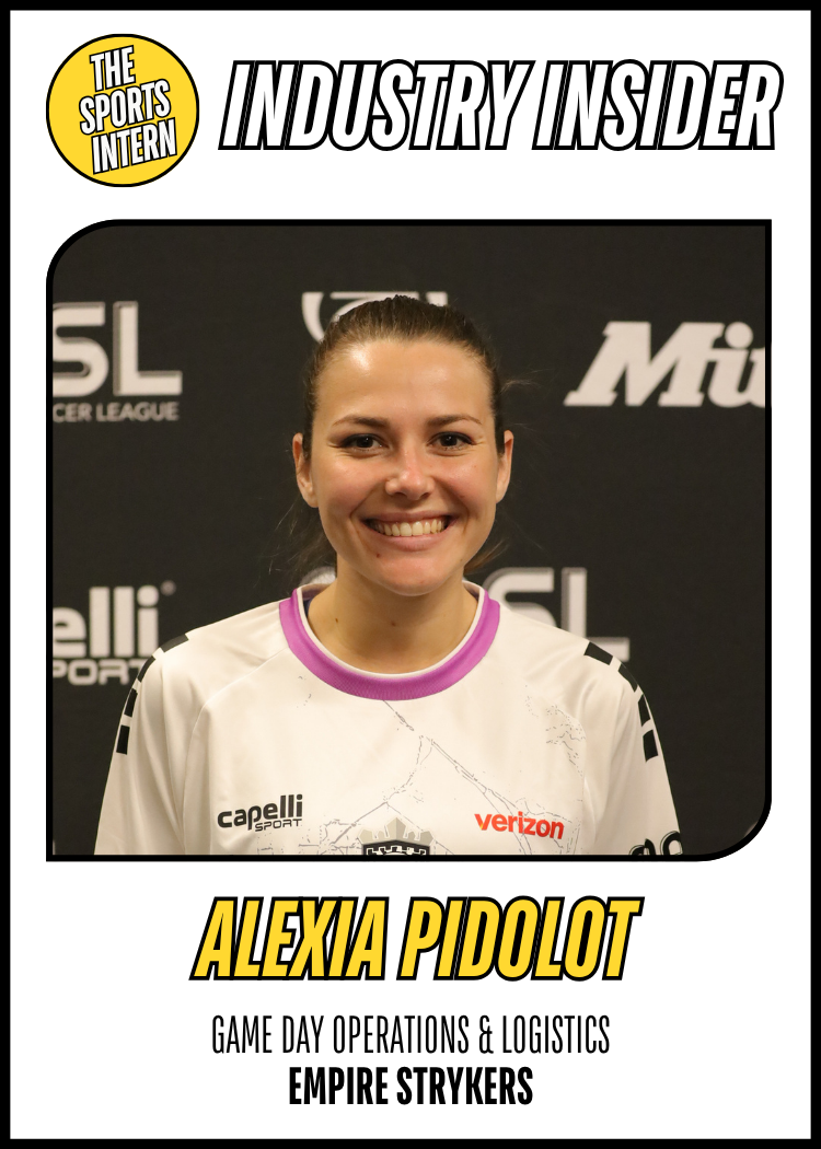 Alexia Pidolot – Game Day Operations & Travel Logistics, Empire Strykers