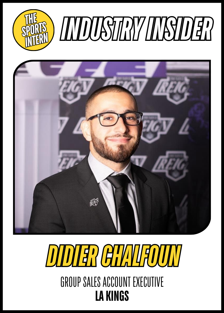 Didier Chalfoun – Group Sales Account Executive, LA Kings