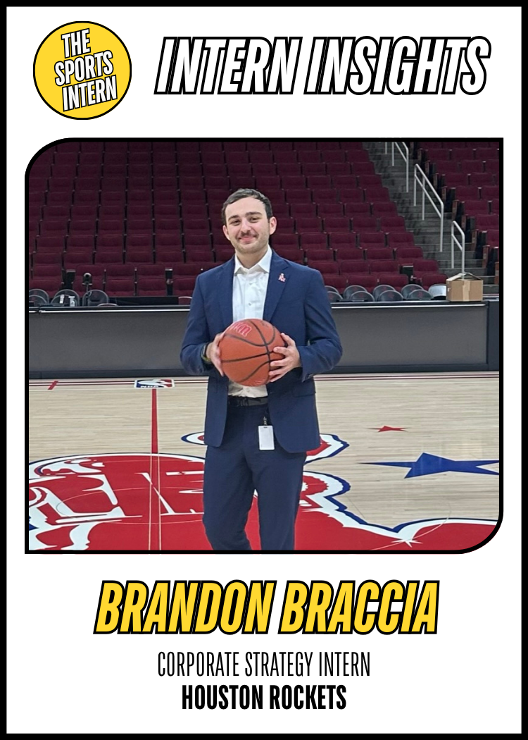 Brandon Braccia – Corporate Strategy Intern, Houston Rockets