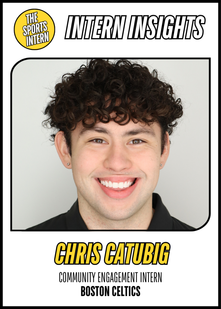 Chris Catubig – Community Relations Intern, Boston Celtics