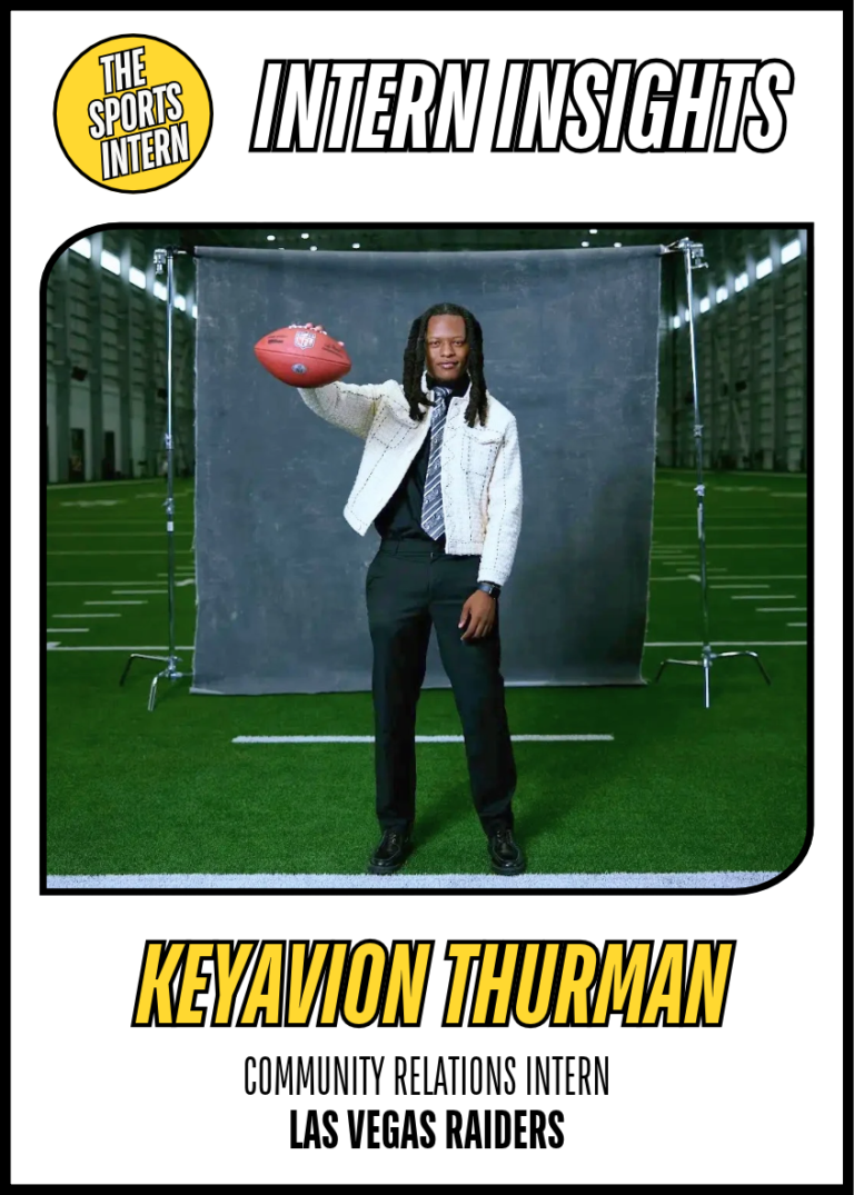 Keyavion Thurman – Community Relations Intern, Las Vegas Raiders